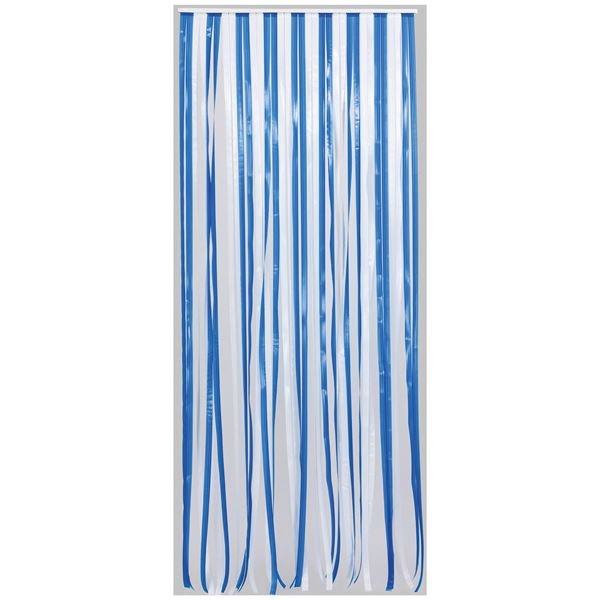 MOREL - Rid.port.polyet.antill.blc/bleu 90x220