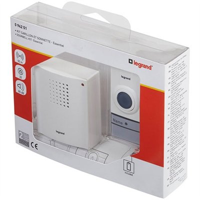 LEGRAND - Kit carillon radio sans fil Essentiel blanc