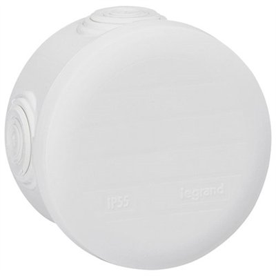 LEGRAND - Boîte de dérivation ronde - diamètre70mm , ép. 45mm - ferme