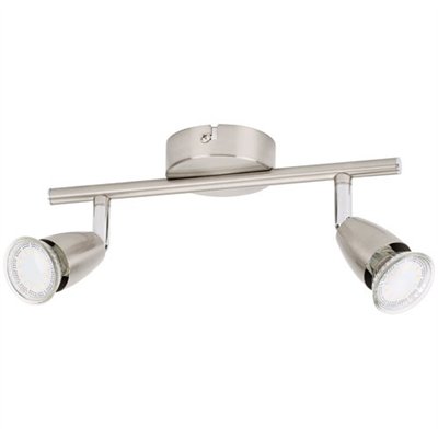 PROLIGHT - Spot led GU10 2x3W acier brossé