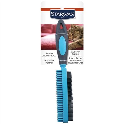 STARWAX - Brosse textile en caoutchouc