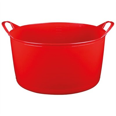ALUMINIUM ET PLASTIQ - Panier souple multi usages 15l rouge