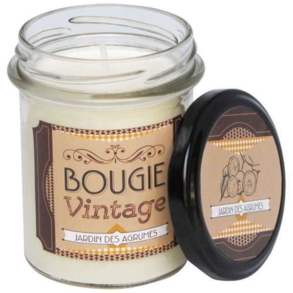 ODYSSEE DES SENS - Bougie 30 g Jardin des Agrumes - Vintage