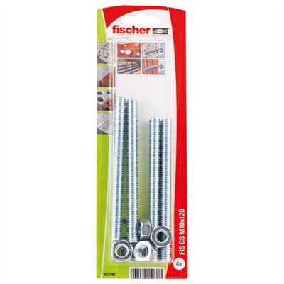 FISCHER - TIGES FILETEES FIS GS M10X120 /4K NV