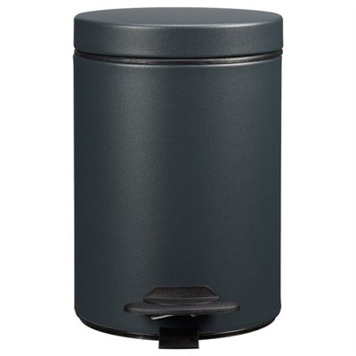 ROSSIGNOL - Poubelle de salle de bain 3 L - Cyjeu gris anthracite mat