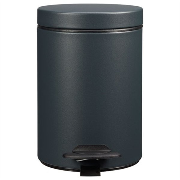 ROSSIGNOL - Poubelle de salle de bain 3 L - Cyjeu gris anthracite mat