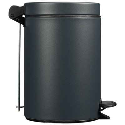 ROSSIGNOL - Poubelle de salle de bain 3 L - Cyjeu gris anthracite mat