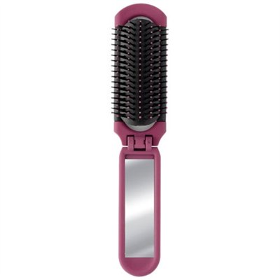 BO PARIS - Brosse pliante avec miroir pour sac E