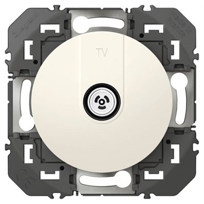 LEGRAND - Prise TV simple blanc Dooxie composable
