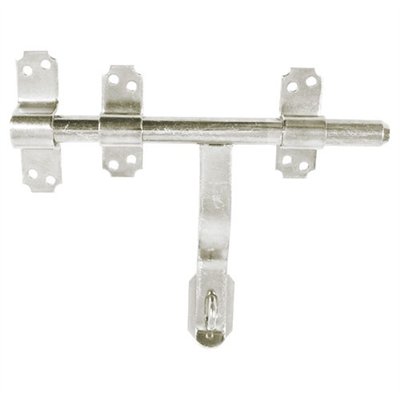 AFBAT - Verrou vervelle gache portecadenas 16 zingué blanc