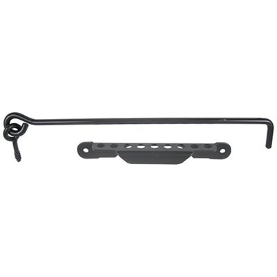 AFBAT - Crochet contrevent 8 L.300 crémaillère noir