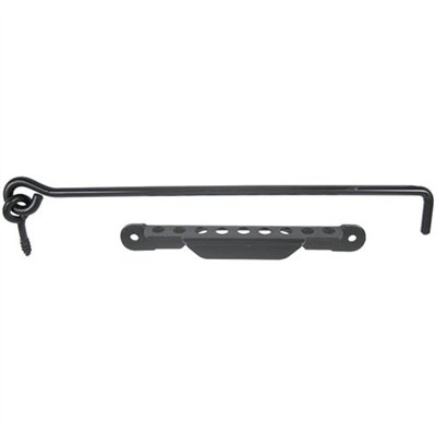 AFBAT - Crochet contrevent 8 l.350mm crémaillère noir