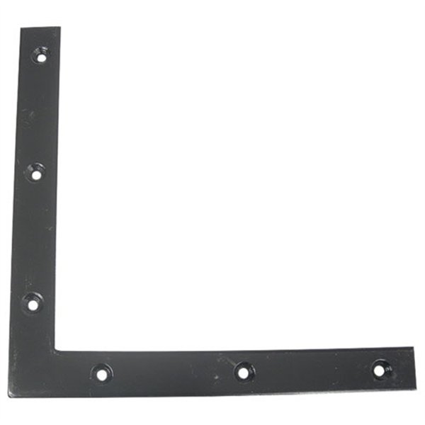 AFBAT - Equerre découpée fraisée 25x4 l.220mm noir