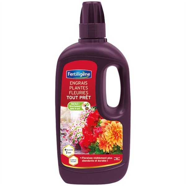 FERTILIGENE - Engrais tout prêt plantes fleuries 1l