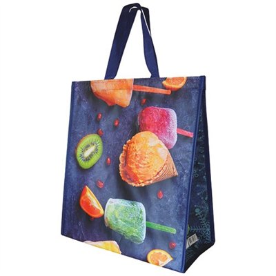 SPHERE - Sac cabas tisse isotherme 37+18x41cm glaces carrément givre