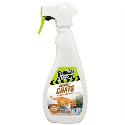 BARRIERE REPULSIVE. - Répulsif chat intérieur extérieur pae 500ml