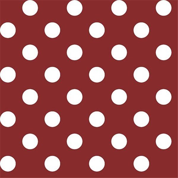 D-C-TABLE - Nappe ovale manhattan venita rouge 150x250cm