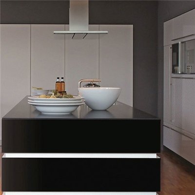 ALKOR - Adhesif uni noir brillant alkor 2mx45cm