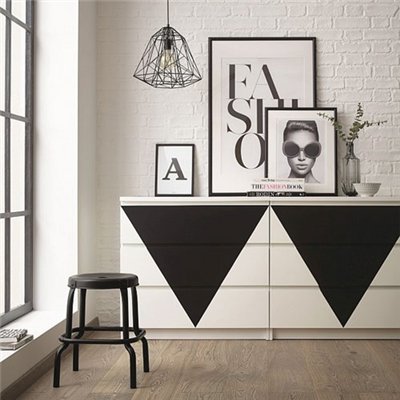 ALKOR - Adhesif uni noir brillant alkor 2mx45cm