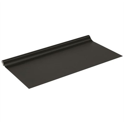 ALKOR - Adhesif uni noir brillant alkor 2mx45cm