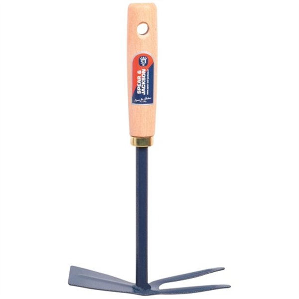 SPEAR & JACKSON - Serfouette à fleur panne et fourche 28cm manche bois