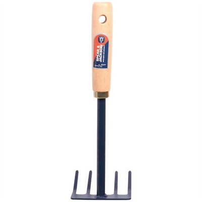 SPEAR & JACKSON - Rateau à fleurs 29cm manche bois