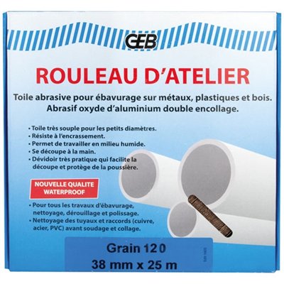 GEB - Rouleau atelier waterproof 38mmx25 m