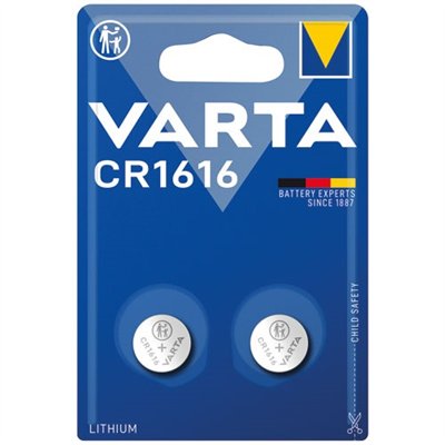 VARTA - Pile electronique lithium CR1616 3V x2