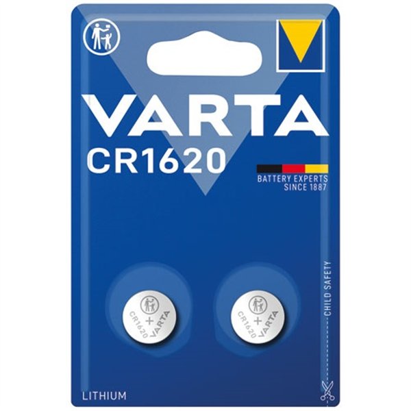 VARTA - Pile electronique lithium CR 1620 3V x2