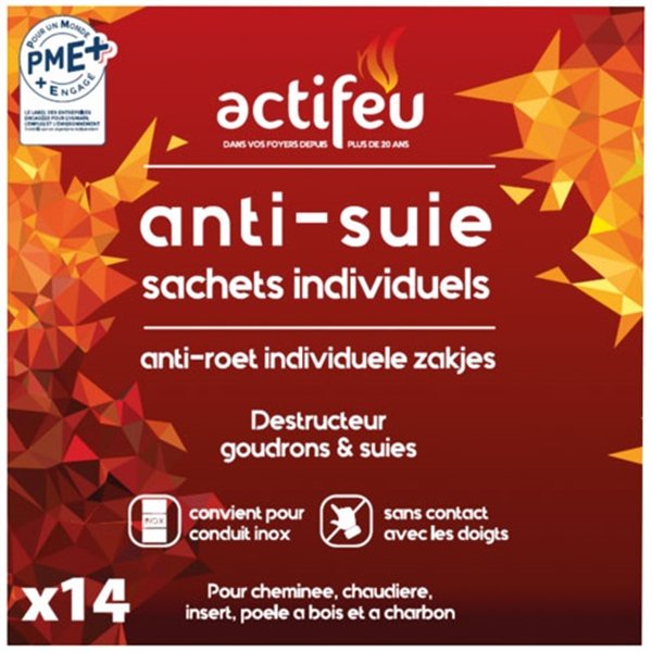 ACTIFEU - Anti suie actifeu dose individuelle boite de 14