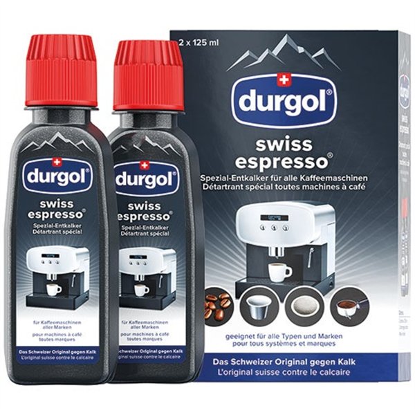 DURGOL - Lot 2 détartrants machine à café 125 ml