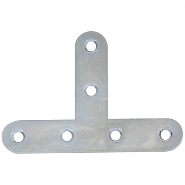 AFBAT - Equerre chaise têtes rondes 16x1.5 L.40mm zingué blanc X25