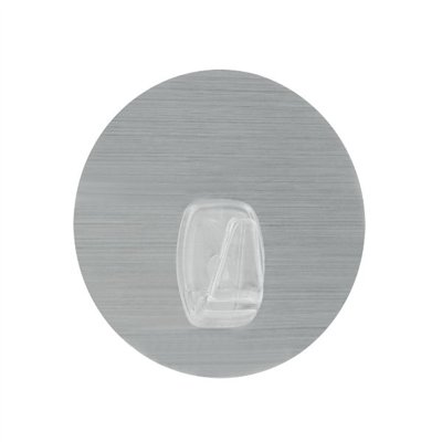 METALTEX - Crochet statique U-FIX Ø 8,5cm coloris silver