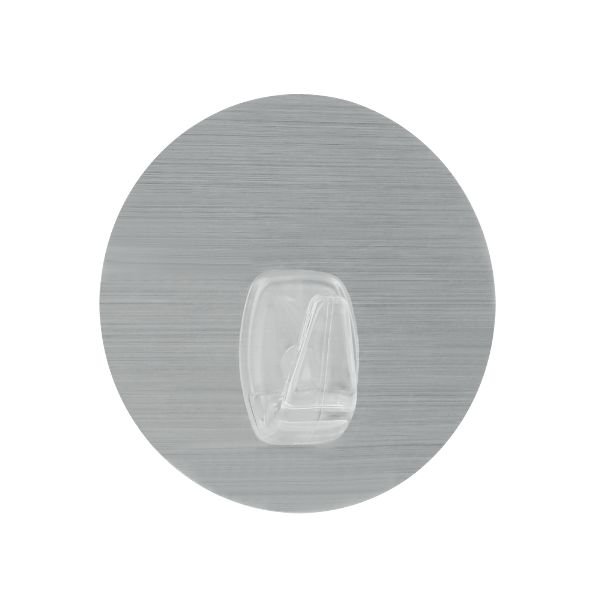 METALTEX - Crochet statique U-FIX Ø 8,5cm coloris silver