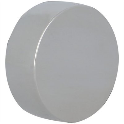 MOBOIS - Bouchon D.25mm dressing métal chrome blister de 2