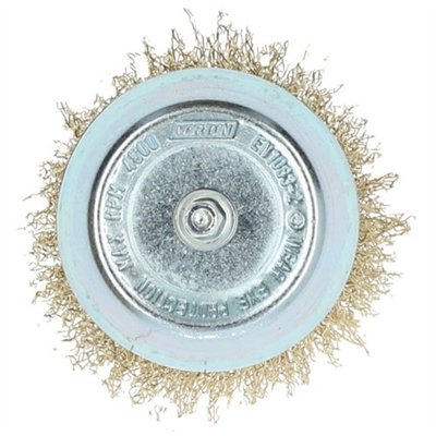 NORTON - Brosse perceuse coupe ondulé laiton 75 Norton