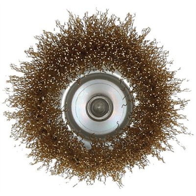 NORTON - Brosse perceuse coupe ondulé laiton 75 Norton