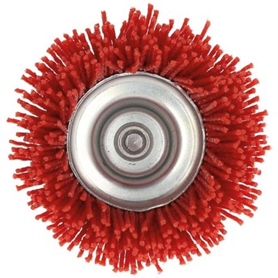 NORTON - Brosse perceuse coupe nylon rouge 75 Norton