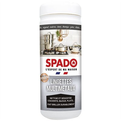 SPADO - Spado lingettes nettoyant multimetaux x35