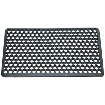 IDMAT - Tapis caillebotis hexagone bords biseautes 40x60cm