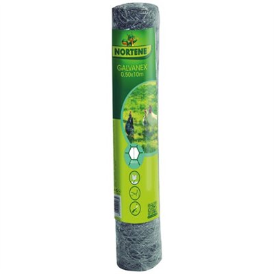 NORTENE - Grillage galvanex maille 41 0m50x10m