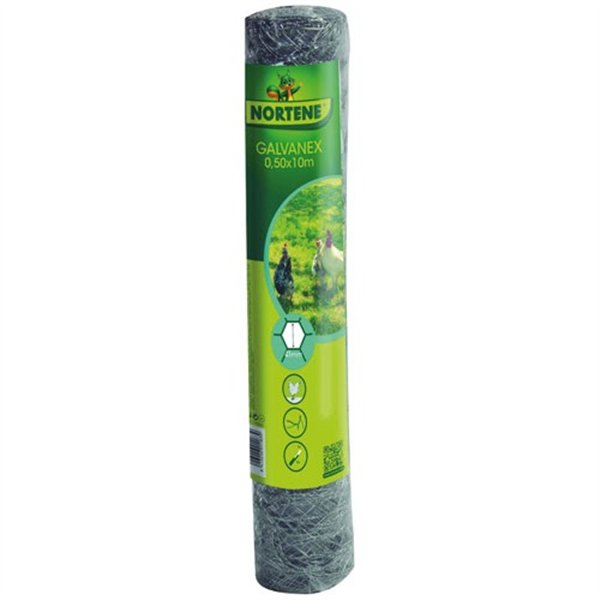 NORTENE - Grillage galvanex maille 41 0m50x10m