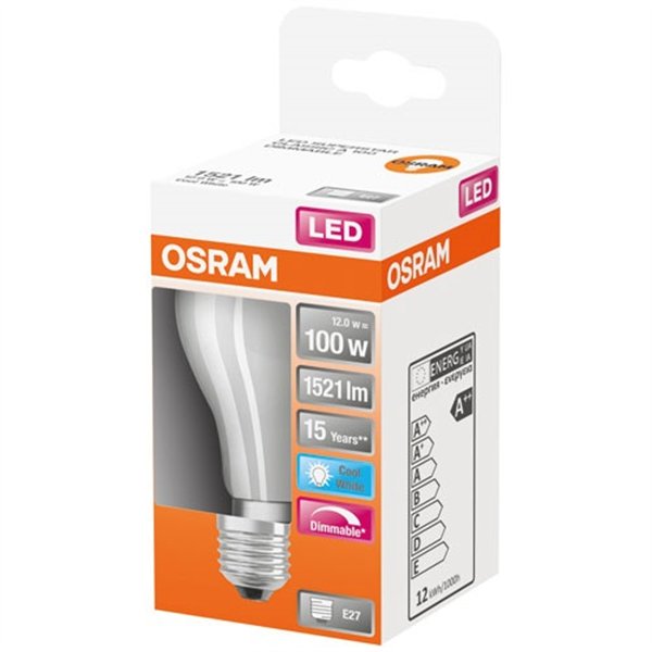 OSRAM - Led standard verre dépoli variable 12w e27 froid boite 1