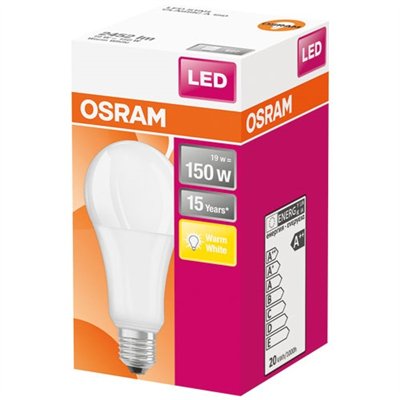 OSRAM - Led standard dépolie avec radiateur 20w e27 chaud boite 1