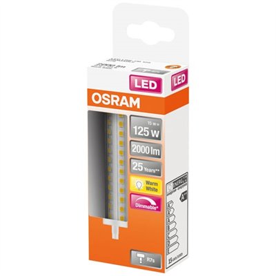 OSRAM - Led crayon 118mm variable 15w r7s chaud boite de 1