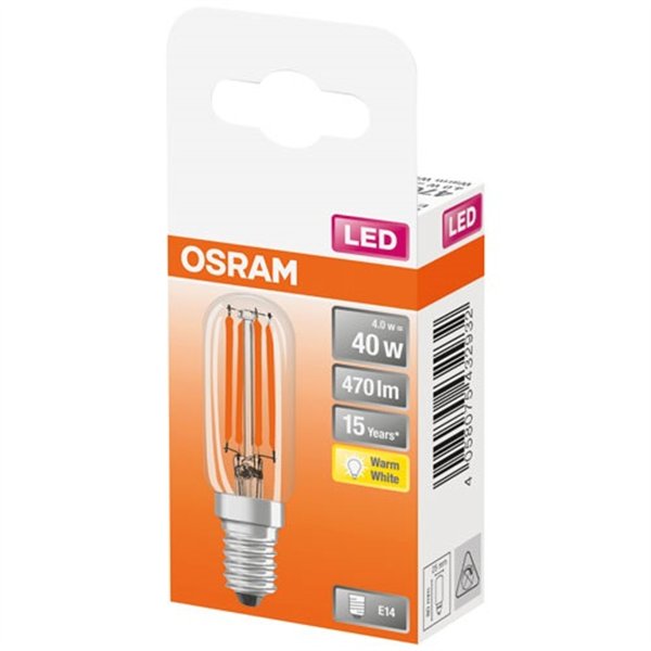 OSRAM - Led mini tube t26 clair filament 4w e14 chaud boite de 1