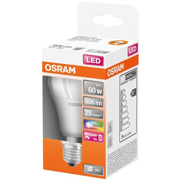 OSRAM - Led star std rgbw dep radiateur var 9w e27 chd boite de 1