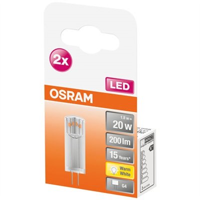 OSRAM - Led capsule clair 1.8w g4 chaud boite de 2