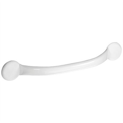 GODONNIER - Barre d'appui droite 43cm acier époxy blanc
