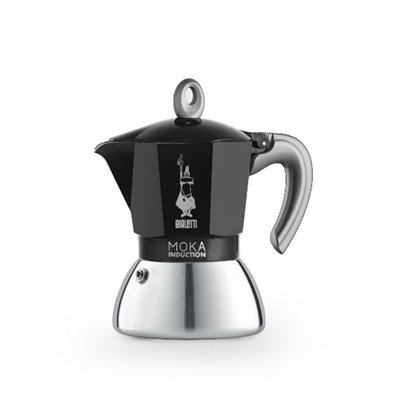BIALETTI - Cafetière italienne 4 tasses - Moka Induction Noire